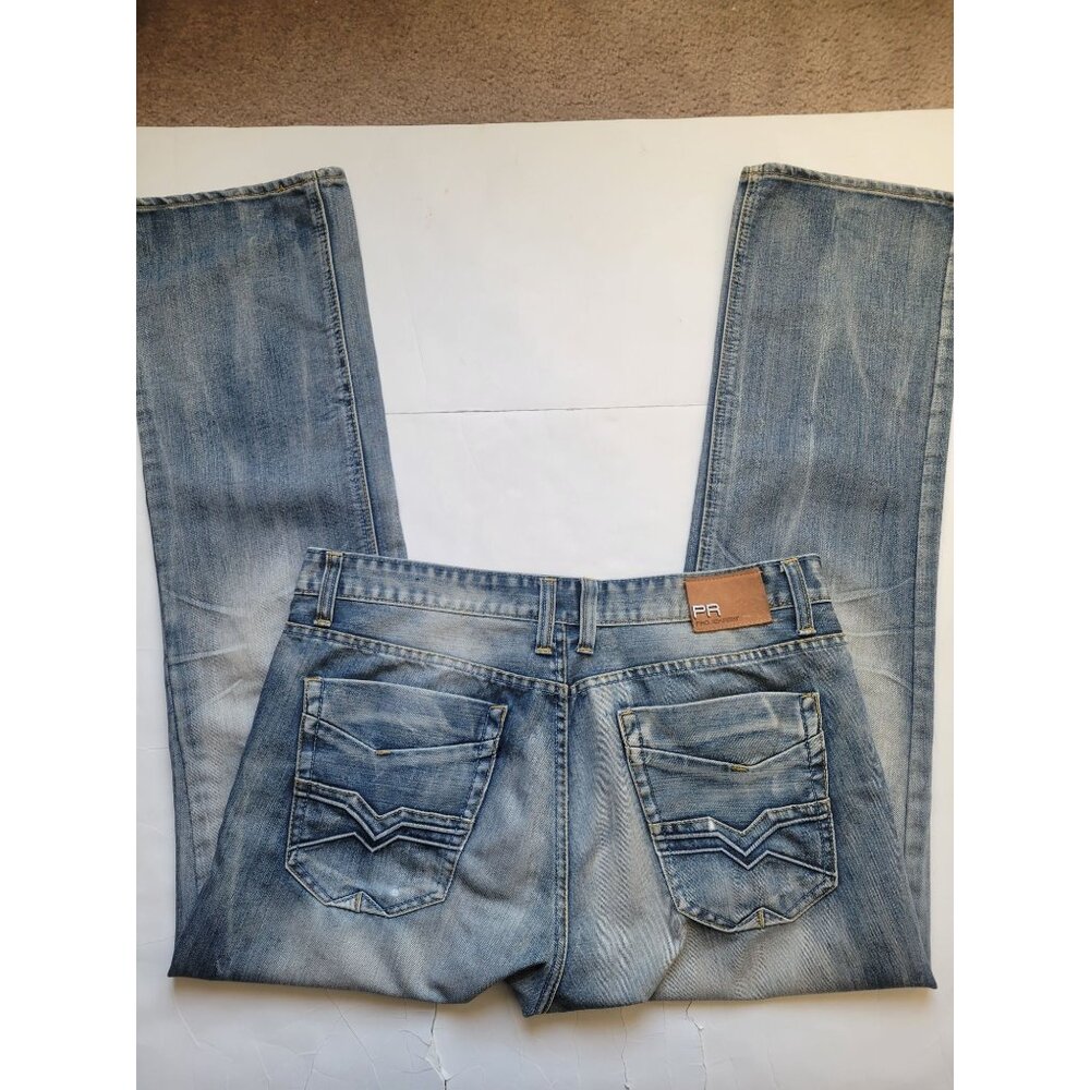 Pro JekRaw Medium Wash Regular Fit Jeans Size 38 Everyday Wear Casual Timeless - Picture 9 of 10